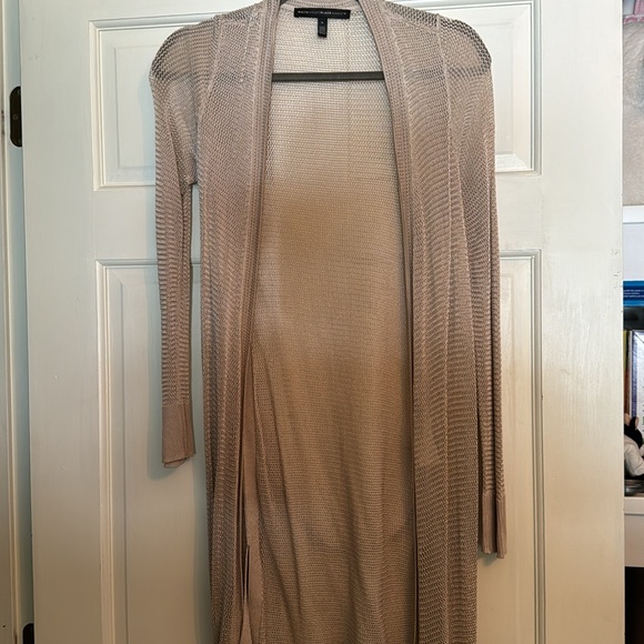 WHBM Shimmer Tie Waist Cardigan worn once!!! Beautiful! - Picture 2 of 7